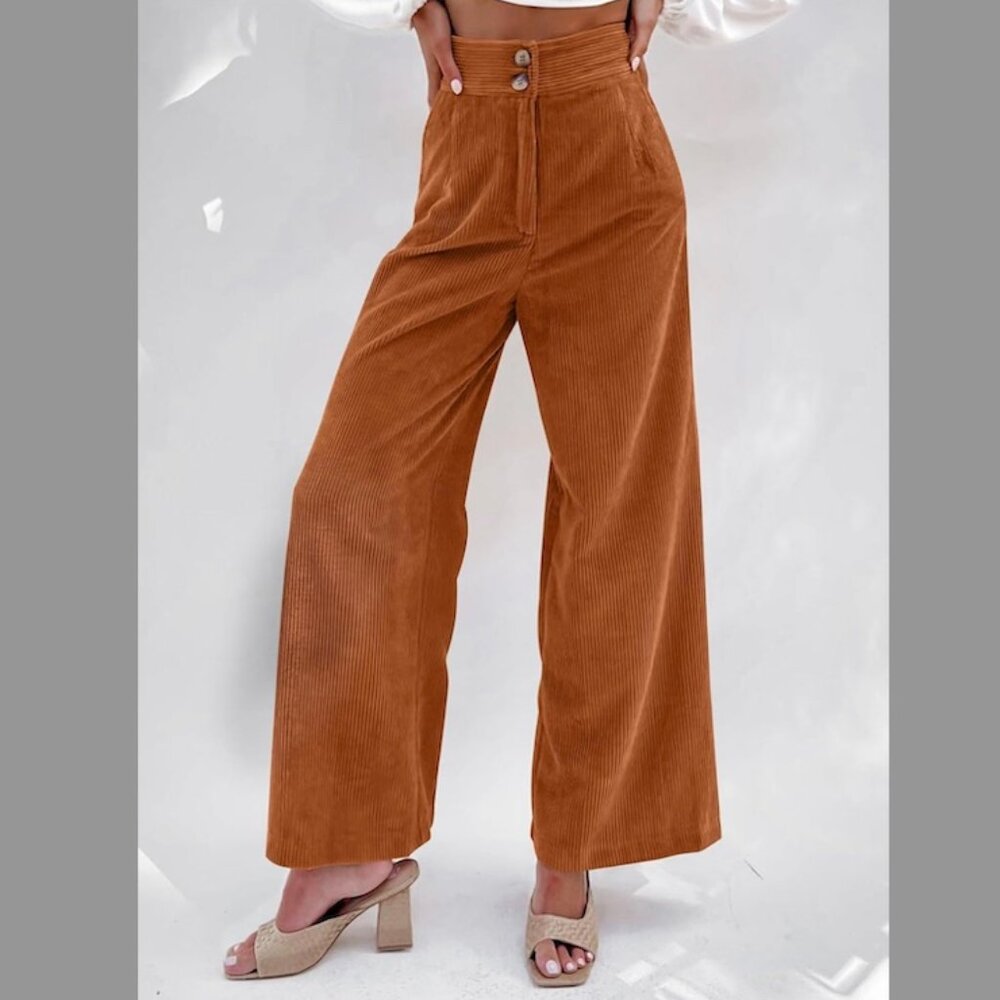 2 colors avail- Corduroy casual pant